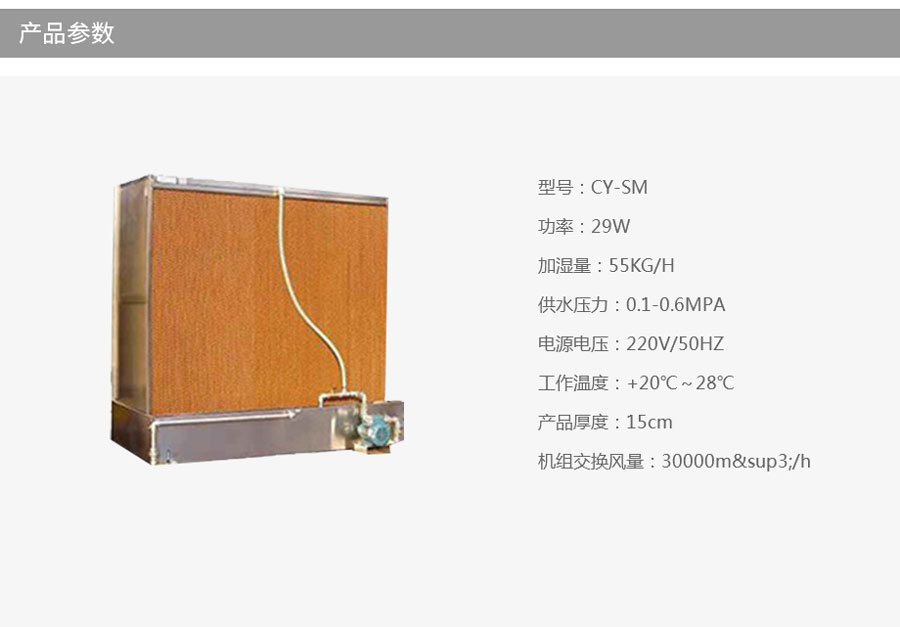 空調機組濕膜加濕器